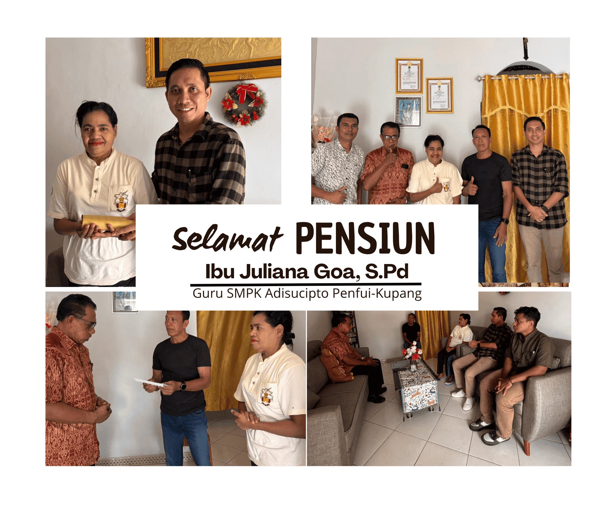 Yayasan Swastisari Berikan Penghargaan Kepada Ibu Juliana Goa yang Pensiun Dini