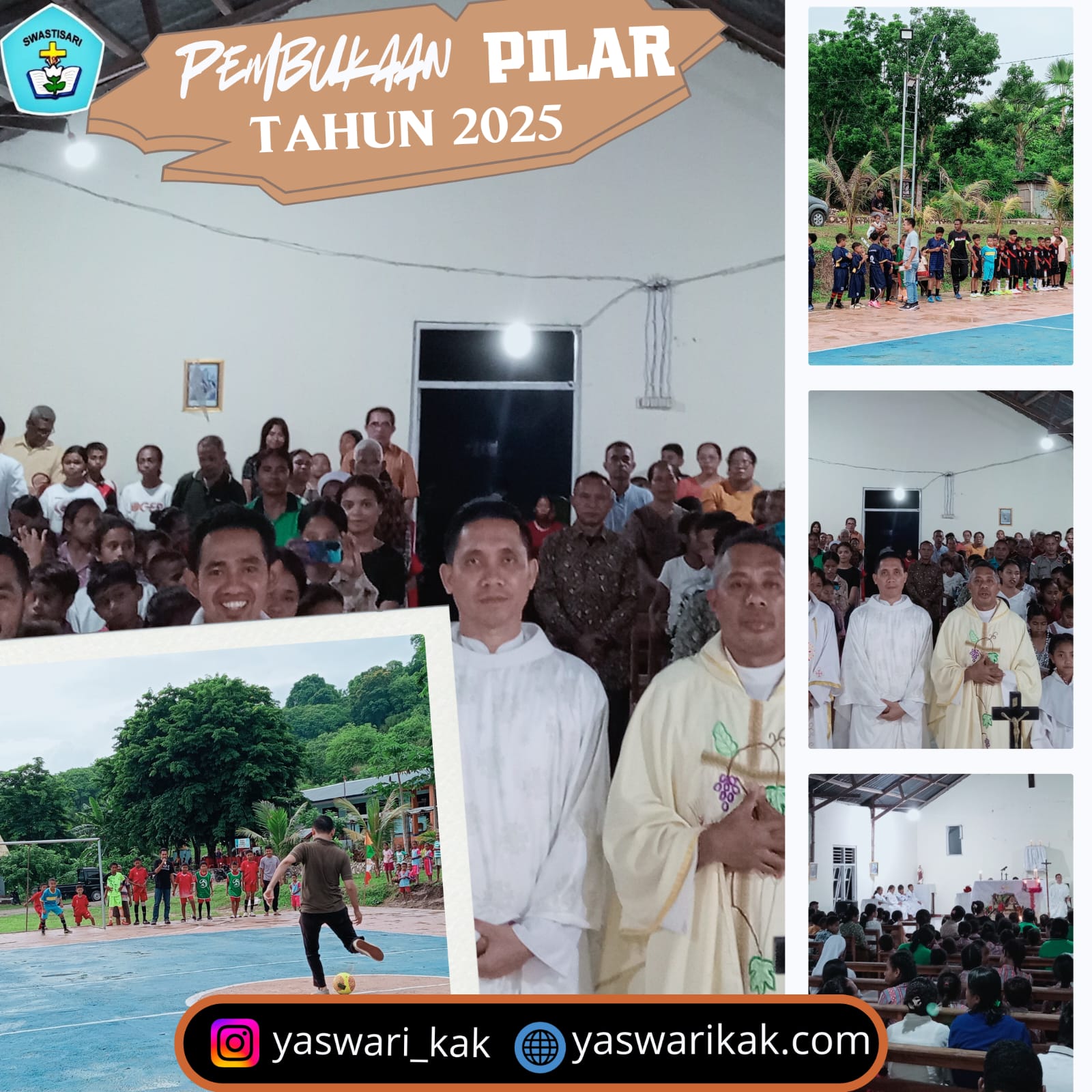 PILAR Resmi Dibuka, Tumbuhkan Minat dan Bakat Siswa SDK se-Yaswari Tingkat Kabupaten Kupang